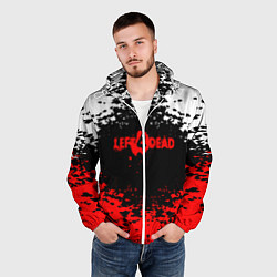 Ветровка с капюшоном мужская Left 4 Dead, цвет: 3D-белый — фото 2