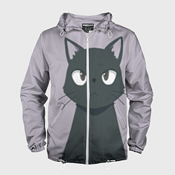 Мужская ветровка Чёрный кот