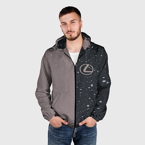 Мужская ветровка LEXUS ЛЕКСУС / 3D-Черный – фото 3