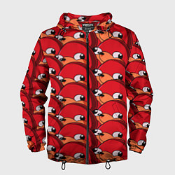 Ветровка с капюшоном мужская Knuckles, цвет: 3D-черный