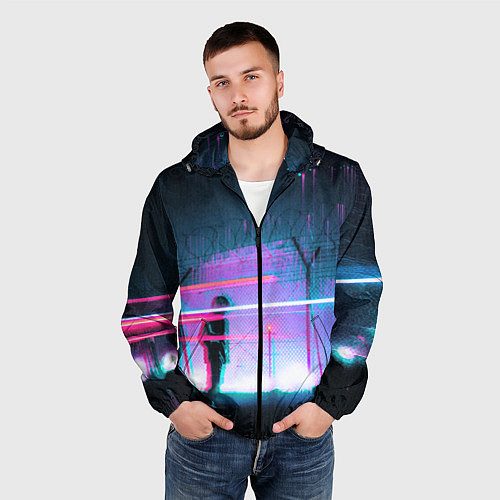 Мужская ветровка Mood / 3D-Черный – фото 3