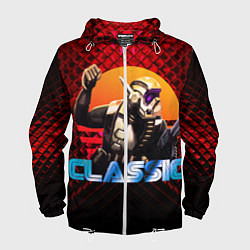 Ветровка с капюшоном мужская Dune 2, цвет: 3D-белый