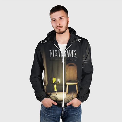 Мужская ветровка Little Nightmares 2 / 3D-Белый – фото 3