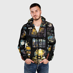 Ветровка с капюшоном мужская LITTLE NIGHTMARES, цвет: 3D-черный — фото 2