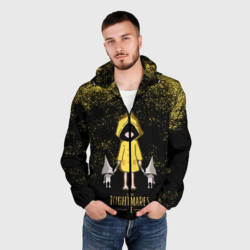 Мужская ветровка Little Nightmares / 3D-Черный – фото 3