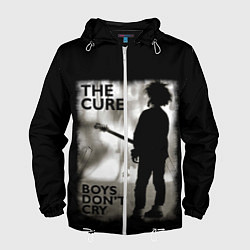 Ветровка с капюшоном мужская THE CURE, цвет: 3D-белый