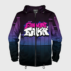 Ветровка с капюшоном мужская Friday Night Funkin, цвет: 3D-черный