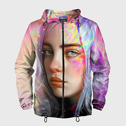 Ветровка с капюшоном мужская Billie Eilish, цвет: 3D-черный