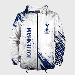 Ветровка с капюшоном мужская TOTTENHAM HOTSPUR, цвет: 3D-черный