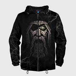 Ветровка с капюшоном мужская Odin, цвет: 3D-черный