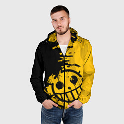 Ветровка с капюшоном мужская ONE PIECE PIRATES ПИРАТЫ, цвет: 3D-черный — фото 2