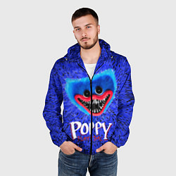 Ветровка с капюшоном мужская Хагги Вагги - Поппи Плейтайм, цвет: 3D-черный — фото 2