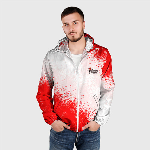 Мужская ветровка Темнейшее подземелье Darkest Dungeon / 3D-Белый – фото 3