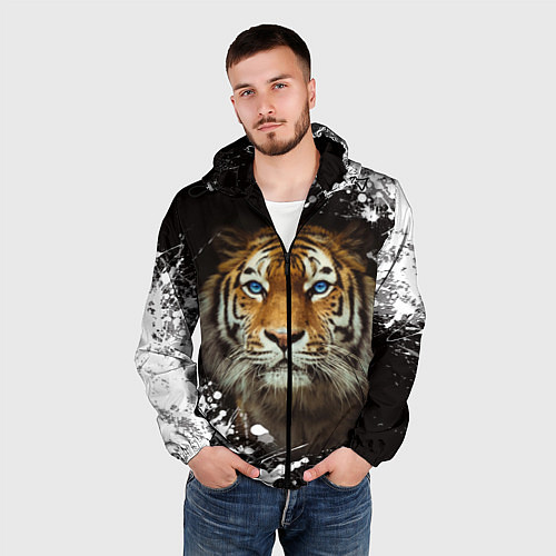 Мужская ветровка Год тигра2022 / 3D-Черный – фото 3
