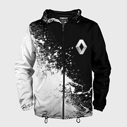 Ветровка с капюшоном мужская Renault - Краска, цвет: 3D-черный