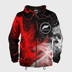 Ветровка с капюшоном мужская ФОРЗА ХОРАЙЗЕН Яркий 9, цвет: 3D-черный