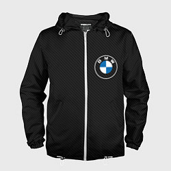 Мужская ветровка BMW LOGO CARBON ЧЕРНЫЙ КАРБОН