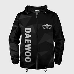 Ветровка с капюшоном мужская Daewoo Дэу, цвет: 3D-черный