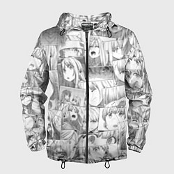 Мужская ветровка Волчица и пряности pattern