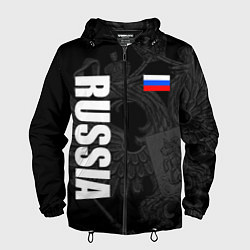 Мужская ветровка RUSSIA - BLACK EDITION