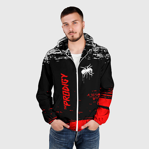 Мужская ветровка The prodigy : дарование / 3D-Белый – фото 3