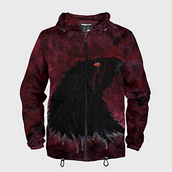 Ветровка с капюшоном мужская Орёл с шрамом, цвет: 3D-черный