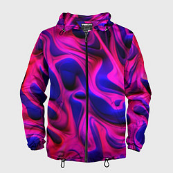 Мужская ветровка Pink blue abstract