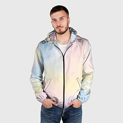 Ветровка с капюшоном мужская Tie dye из сериала убийства в одном здании, цвет: 3D-черный — фото 2