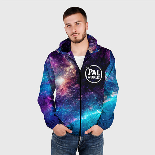 Мужская ветровка Palworld space game / 3D-Черный – фото 3