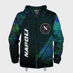 Мужская ветровка Napoli glitch blue
