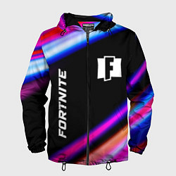 Ветровка с капюшоном мужская Fortnite speed game lights, цвет: 3D-черный