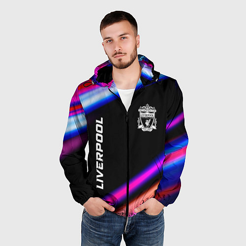 Мужская ветровка Liverpool speed game lights / 3D-Черный – фото 3