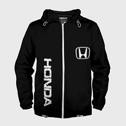 Ветровка с капюшоном мужская Honda white logo auto, цвет: 3D-белый