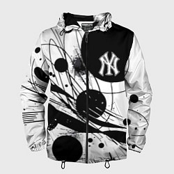 Мужская ветровка New York Yankees baseball team - abstraction