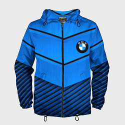 Мужская ветровка BMW geometry blue