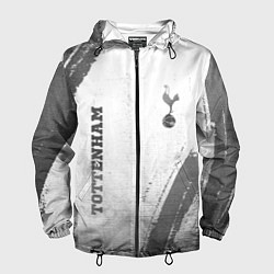 Ветровка с капюшоном мужская Tottenham - white gradient вертикально, цвет: 3D-черный