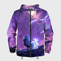 Ветровка с капюшоном мужская Ori and the Will of the Wisps, цвет: 3D-черный