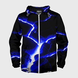 Ветровка с капюшоном мужская The rift, цвет: 3D-белый