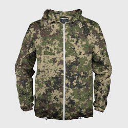 Мужская ветровка Камуфляж защитный пиксельный