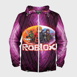 Ветровка с капюшоном мужская Roblox пероснажи, цвет: 3D-белый