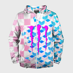 Мужская ветровка Monster energy neon anime