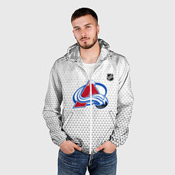 Ветровка с капюшоном мужская Колорадо Эвеланш - белый геометрический градиент, цвет: 3D-белый — фото 2