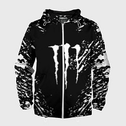 Мужская ветровка Monster energy white splash