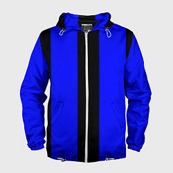 Мужская ветровка Color blue black stripes