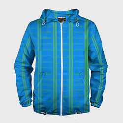 Мужская ветровка Color light blue cage