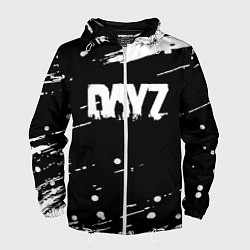 Ветровка с капюшоном мужская Dayz брызги красок, цвет: 3D-белый
