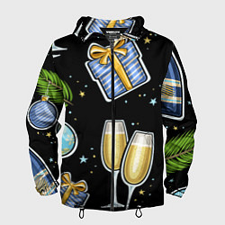 Мужская ветровка Новогодний вайб