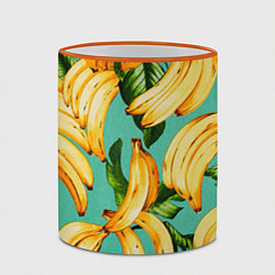 Кружка 3D Банан, цвет: 3D-оранжевый кант — фото 2