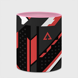Кружка 3D CS:GO Cyrex Pattern, цвет: 3D-белый + розовый — фото 2