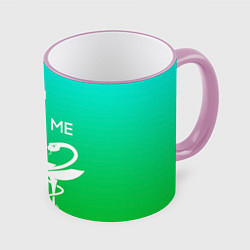 Кружка 3D Trust me, i'm a doctor, цвет: 3D-розовый кант